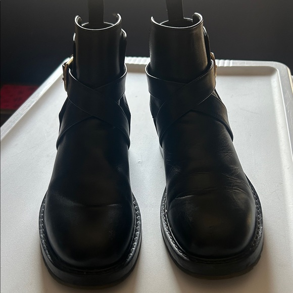 Chloé Diane Ankle Boot in Black Size 38.5 - Picture 7 of 15